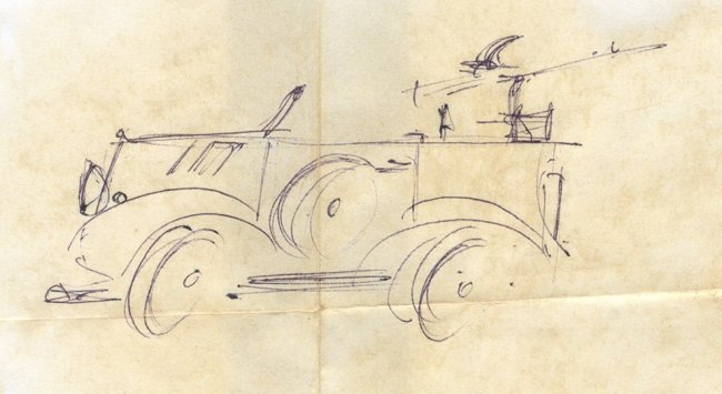 The Original Drawing by Howard Leachman